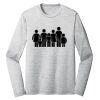 Sublimatable PosiCharge Long Sleeve Electric Heather Tee Thumbnail