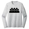 Sublimatable PosiCharge Long Sleeve Electric Heather Tee Thumbnail