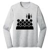 Sublimatable PosiCharge Long Sleeve Electric Heather Tee Thumbnail
