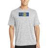 Multi-Colors Sublimatable PosiCharge Electric Heather Tee Thumbnail