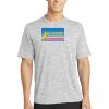Multi-Colors Sublimatable PosiCharge Electric Heather Tee Thumbnail