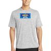Multi-Colors Sublimatable PosiCharge Electric Heather Tee Thumbnail