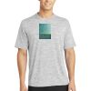 Multi-Colors Sublimatable PosiCharge Electric Heather Tee Thumbnail