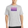 Multi-Colors Sublimatable PosiCharge Electric Heather Tee Thumbnail