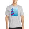 Multi-Colors Sublimatable PosiCharge Electric Heather Tee Thumbnail