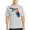 Multi-Colors Sublimatable PosiCharge Electric Heather Tee Thumbnail