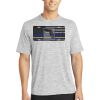 Multi-Colors Sublimatable PosiCharge Electric Heather Tee Thumbnail