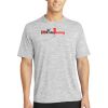 Multi-Colors Sublimatable PosiCharge Electric Heather Tee Thumbnail