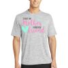 Multi-Colors Sublimatable PosiCharge Electric Heather Tee Thumbnail