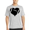 Multi-Colors Sublimatable PosiCharge Electric Heather Tee Thumbnail