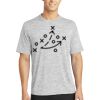 Multi-Colors Sublimatable PosiCharge Electric Heather Tee Thumbnail