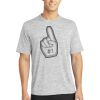Multi-Colors Sublimatable PosiCharge Electric Heather Tee Thumbnail