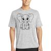 Multi-Colors Sublimatable PosiCharge Electric Heather Tee Thumbnail