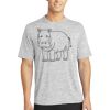 Multi-Colors Sublimatable PosiCharge Electric Heather Tee Thumbnail