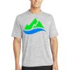 Multi-Colors Sublimatable PosiCharge Electric Heather Tee Thumbnail