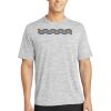 Multi-Colors Sublimatable PosiCharge Electric Heather Tee Thumbnail