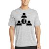 Multi-Colors Sublimatable PosiCharge Electric Heather Tee Thumbnail