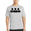 Multi-Colors Sublimatable PosiCharge Electric Heather Tee Thumbnail