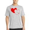 Multi-Colors Sublimatable PosiCharge Electric Heather Tee Thumbnail