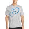 Multi-Colors Sublimatable PosiCharge Electric Heather Tee Thumbnail