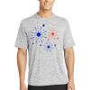 Multi-Colors Sublimatable PosiCharge Electric Heather Tee Thumbnail