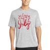 Multi-Colors Sublimatable PosiCharge Electric Heather Tee Thumbnail