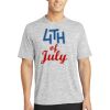 Multi-Colors Sublimatable PosiCharge Electric Heather Tee Thumbnail