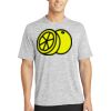 Multi-Colors Sublimatable PosiCharge Electric Heather Tee Thumbnail