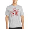 Multi-Colors Sublimatable PosiCharge Electric Heather Tee Thumbnail