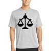 Multi-Colors Sublimatable PosiCharge Electric Heather Tee Thumbnail