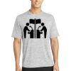Multi-Colors Sublimatable PosiCharge Electric Heather Tee Thumbnail