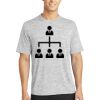 Multi-Colors Sublimatable PosiCharge Electric Heather Tee Thumbnail