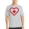 Multi-Colors Sublimatable PosiCharge Electric Heather Tee Thumbnail