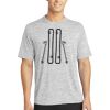 Multi-Colors Sublimatable PosiCharge Electric Heather Tee Thumbnail