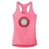 Multi-Color Sublimatable Ladies PosiCharge Electric Heather Racerback Tank Thumbnail