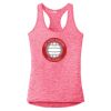 Multi-Color Sublimatable Ladies PosiCharge Electric Heather Racerback Tank Thumbnail