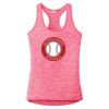 Multi-Color Sublimatable Ladies PosiCharge Electric Heather Racerback Tank Thumbnail