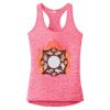Multi-Color Sublimatable Ladies PosiCharge Electric Heather Racerback Tank Thumbnail