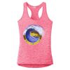Multi-Color Sublimatable Ladies PosiCharge Electric Heather Racerback Tank Thumbnail