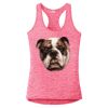 Multi-Color Sublimatable Ladies PosiCharge Electric Heather Racerback Tank Thumbnail