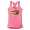 Multi-Color Sublimatable Ladies PosiCharge Electric Heather Racerback Tank Thumbnail