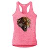 Multi-Color Sublimatable Ladies PosiCharge Electric Heather Racerback Tank Thumbnail