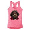 Multi-Color Sublimatable Ladies PosiCharge Electric Heather Racerback Tank Thumbnail