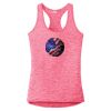 Multi-Color Sublimatable Ladies PosiCharge Electric Heather Racerback Tank Thumbnail