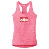 Multi-Color Sublimatable Ladies PosiCharge Electric Heather Racerback Tank Thumbnail