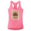 Multi-Color Sublimatable Ladies PosiCharge Electric Heather Racerback Tank Thumbnail