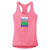 Multi-Color Sublimatable Ladies PosiCharge Electric Heather Racerback Tank Thumbnail