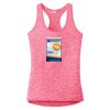 Multi-Color Sublimatable Ladies PosiCharge Electric Heather Racerback Tank Thumbnail