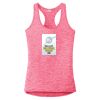 Multi-Color Sublimatable Ladies PosiCharge Electric Heather Racerback Tank Thumbnail