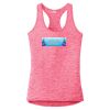 Multi-Color Sublimatable Ladies PosiCharge Electric Heather Racerback Tank Thumbnail
